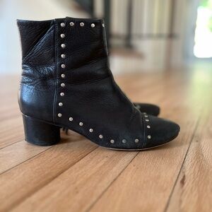 Rebecca minkoff black leather boots